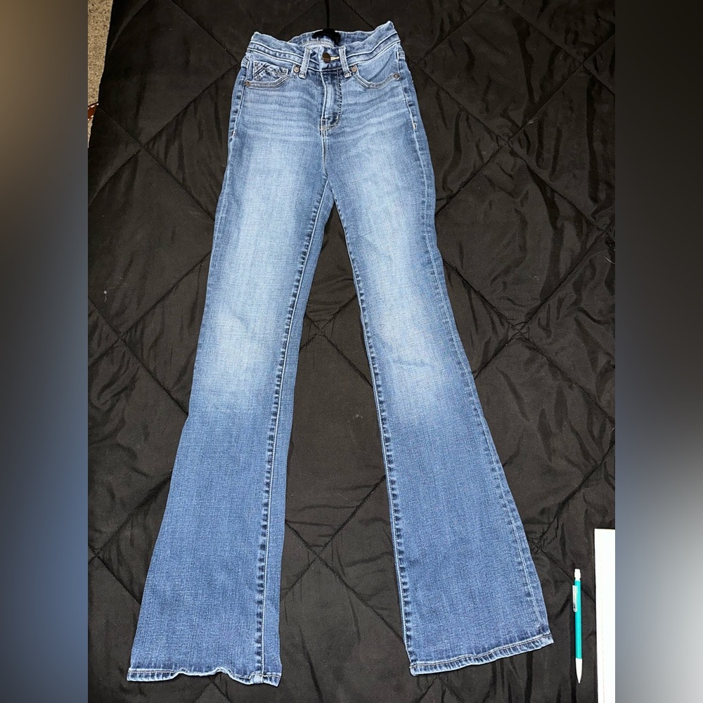 Bootcut buckle black jeans women’s